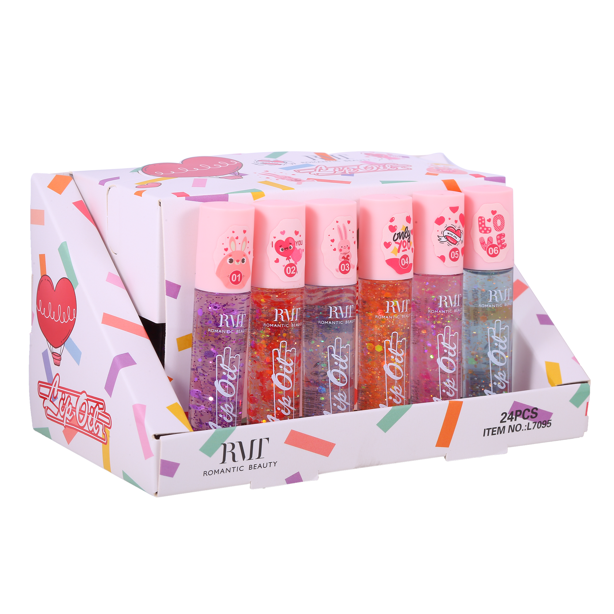 Miniatura Pack 24 unidades ACEITE DE LABIOS LOVE YOU