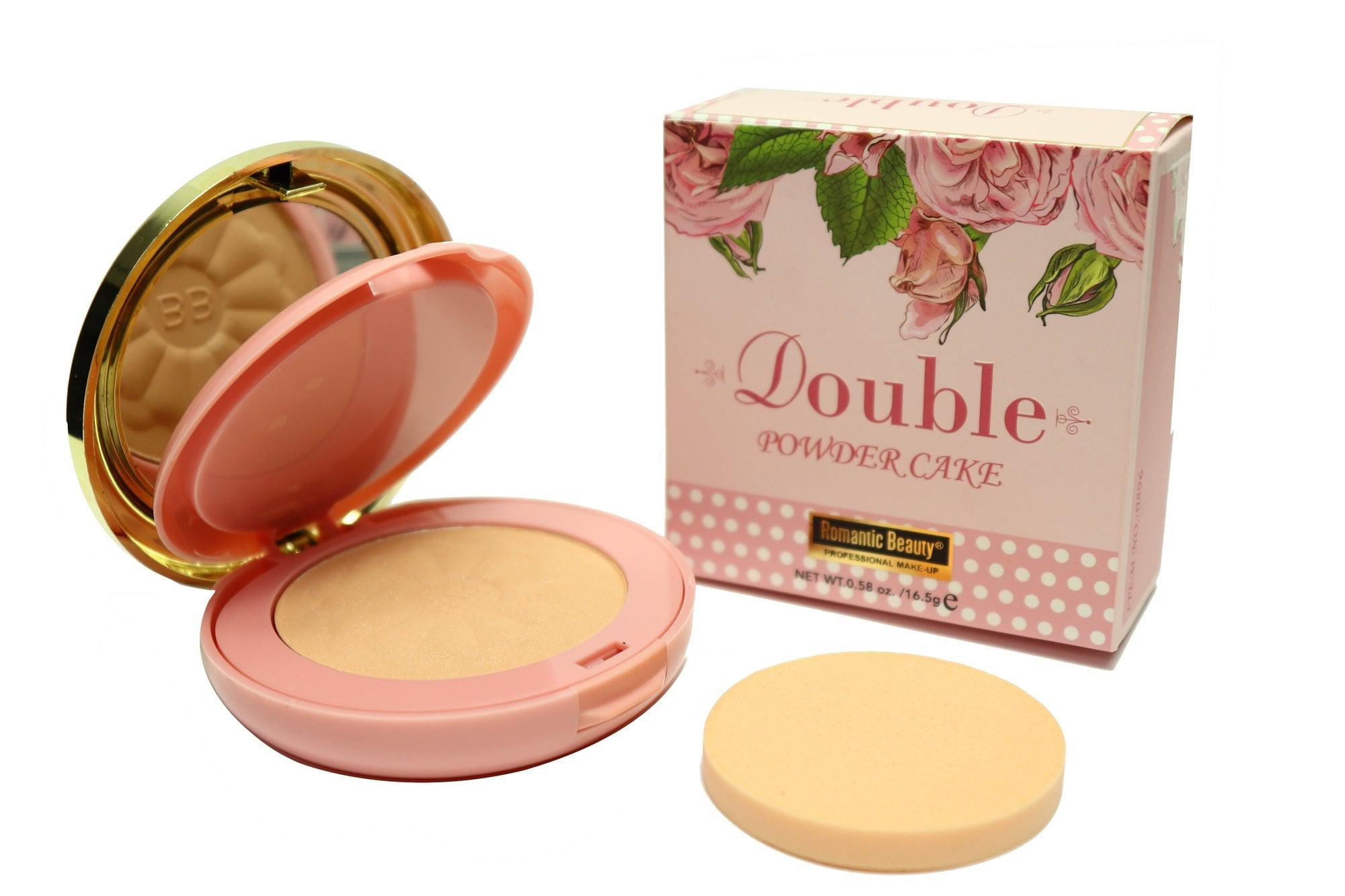 Pack de 12 unidades Polvo compacto "DOUBLE POWDER CAKE ROSE"