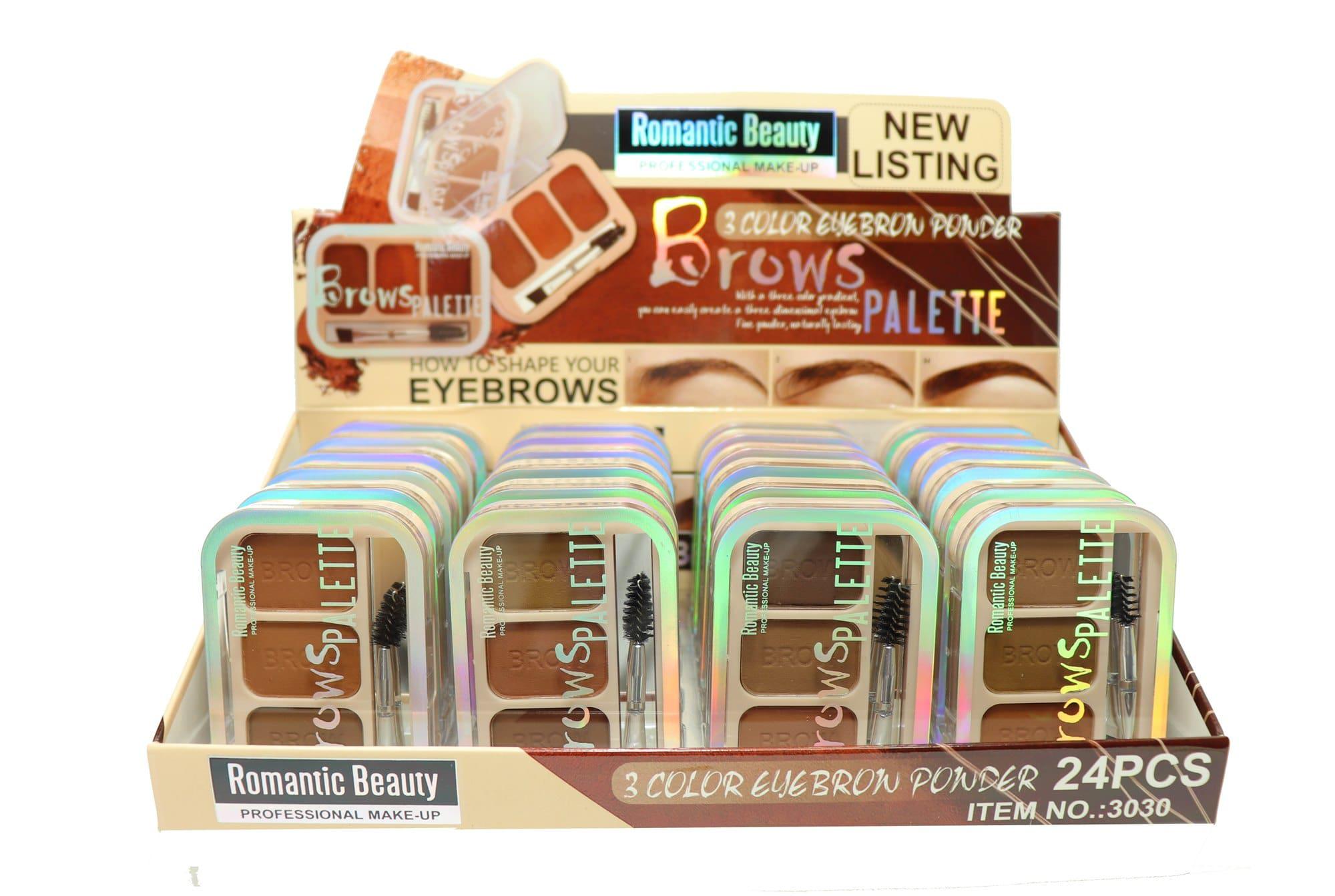 Pack de 24 unidades Sombra de Cejas "BROWS PALLETE II"