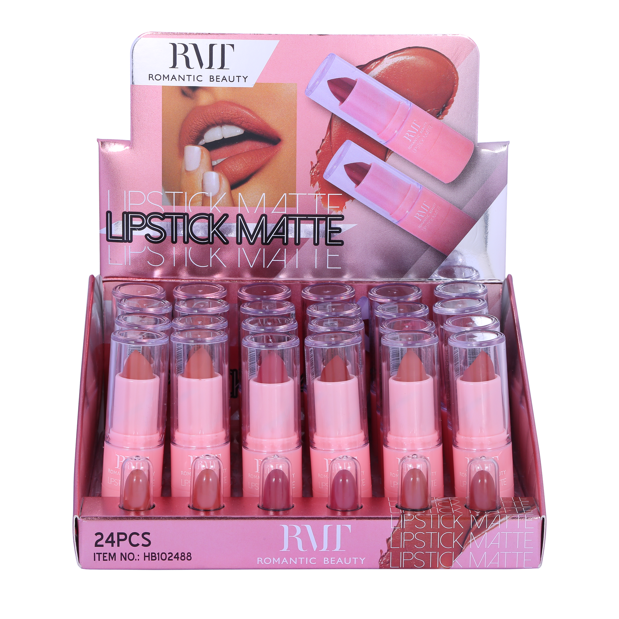 Pack 24 unidades LABIAL EN BARRA MATTE