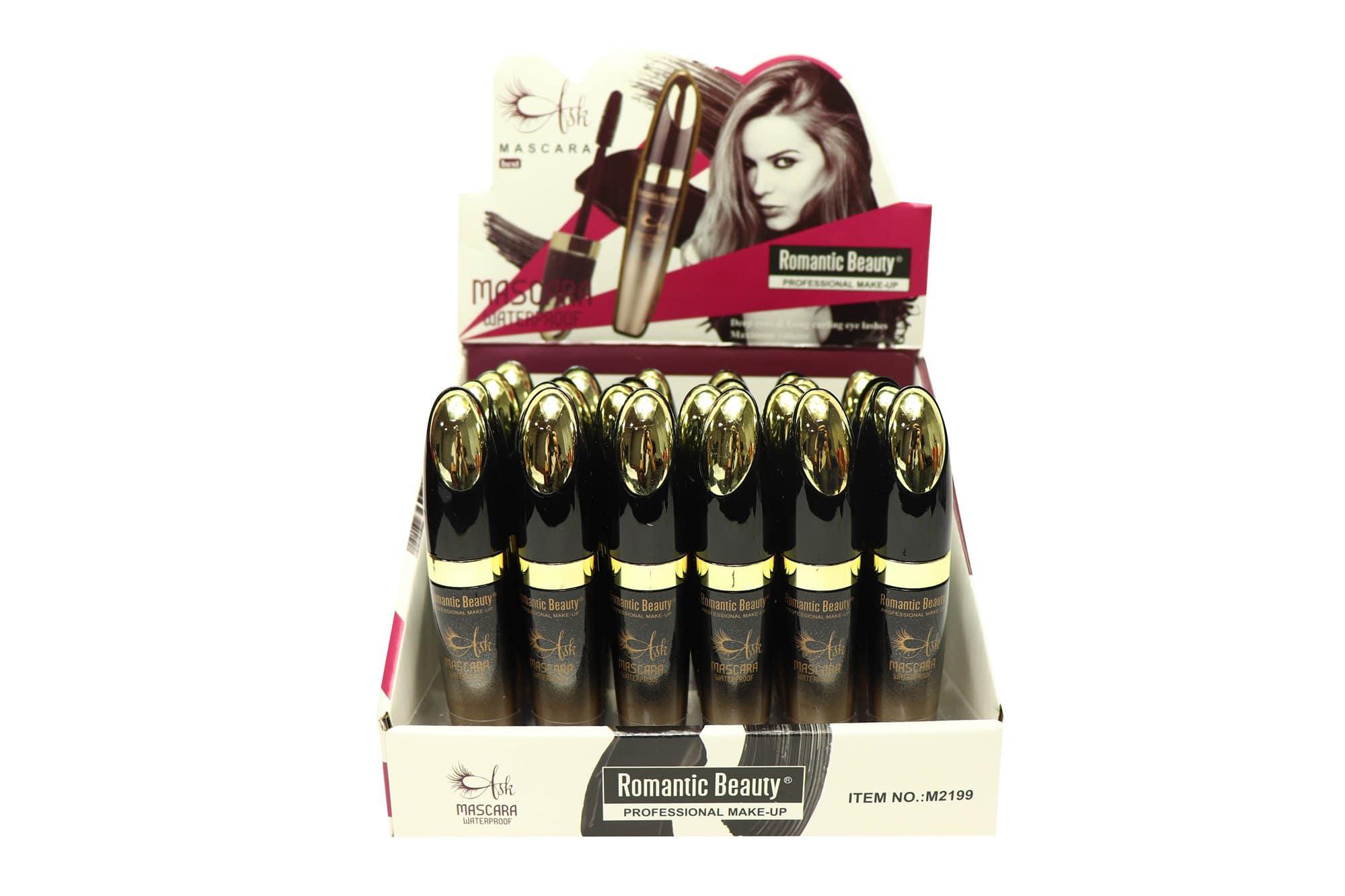 Pack de 24 unidades Máscara de pestañas color negro «ASK MÁSCARA»