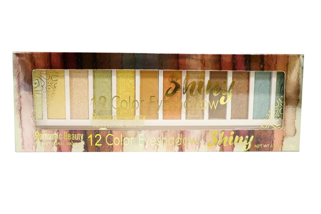 PACK 12 UNIDADES Paleta de sombras "SHINY"