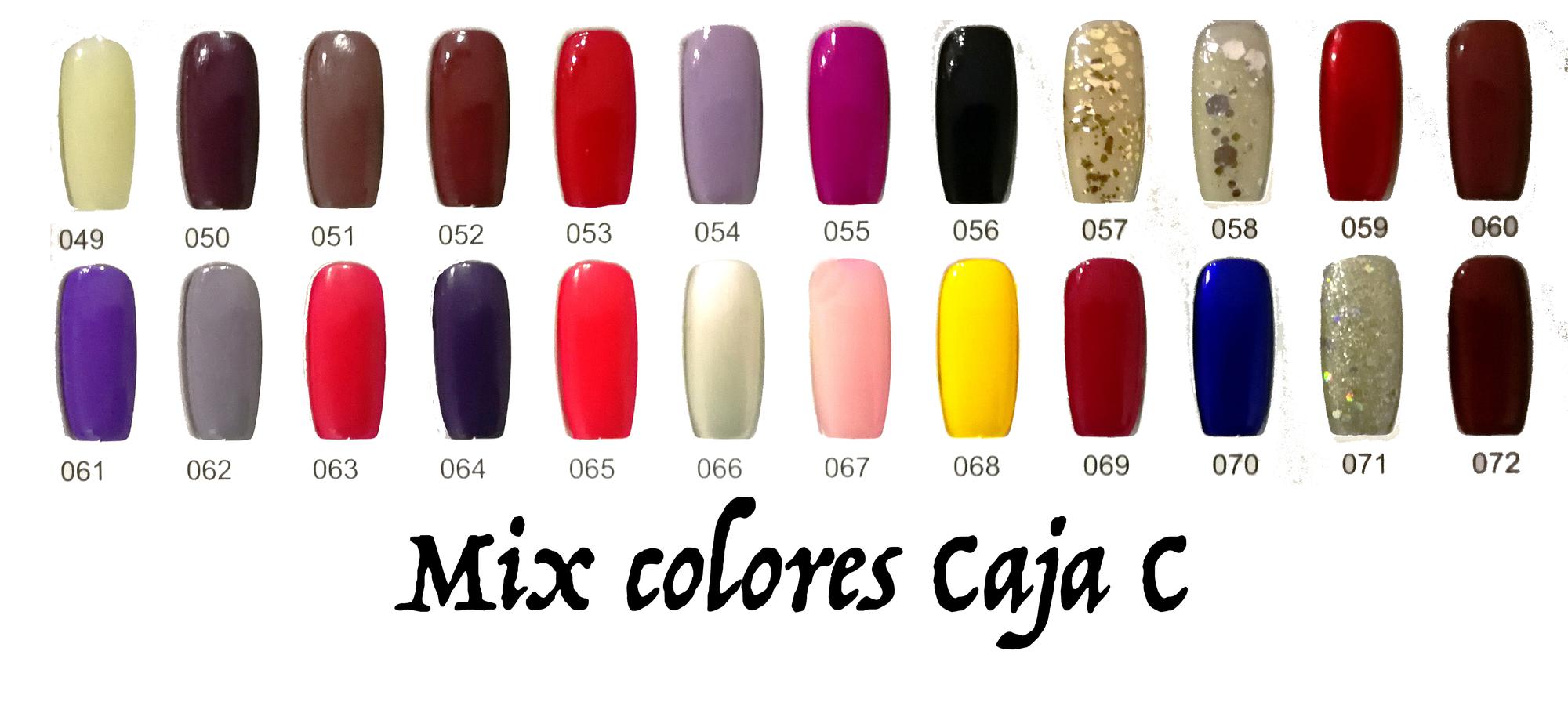 Pack de 24 esmaltes NP034 - C (49-72)