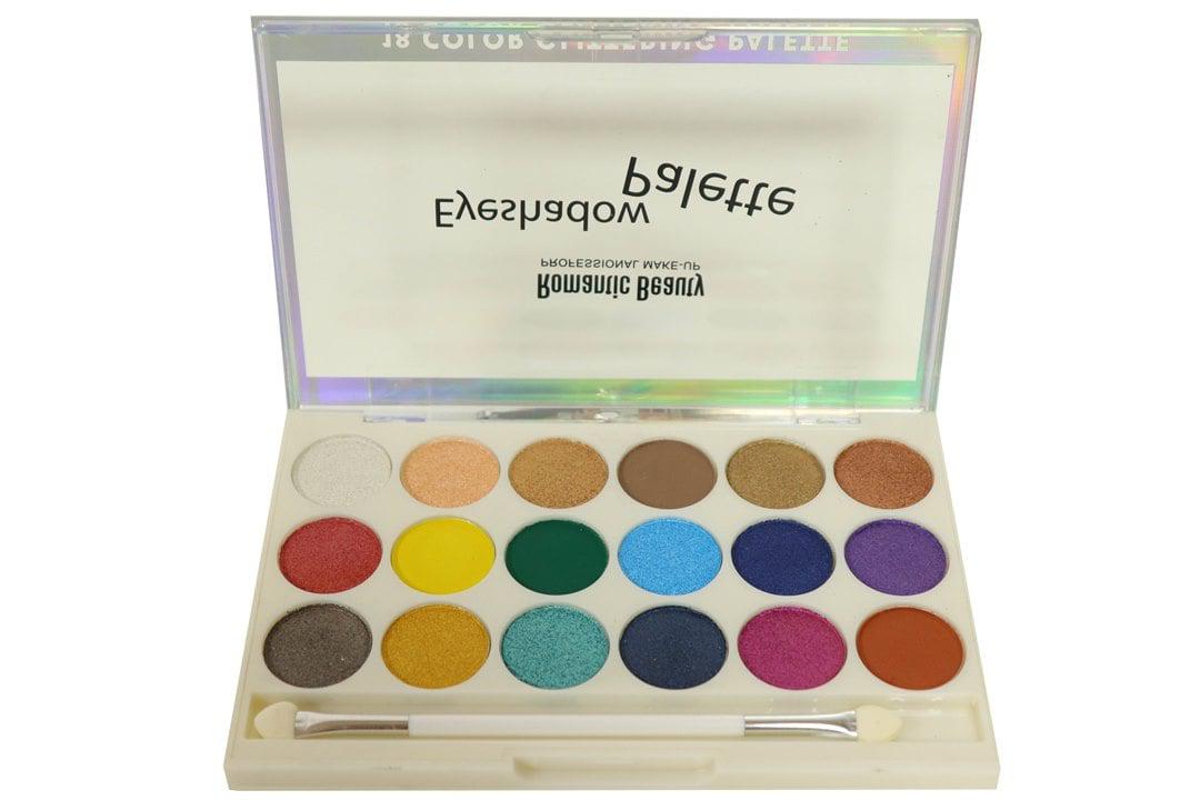 Pack de 12 unidades Paleta de sombras "GLITTERING PALLETE"