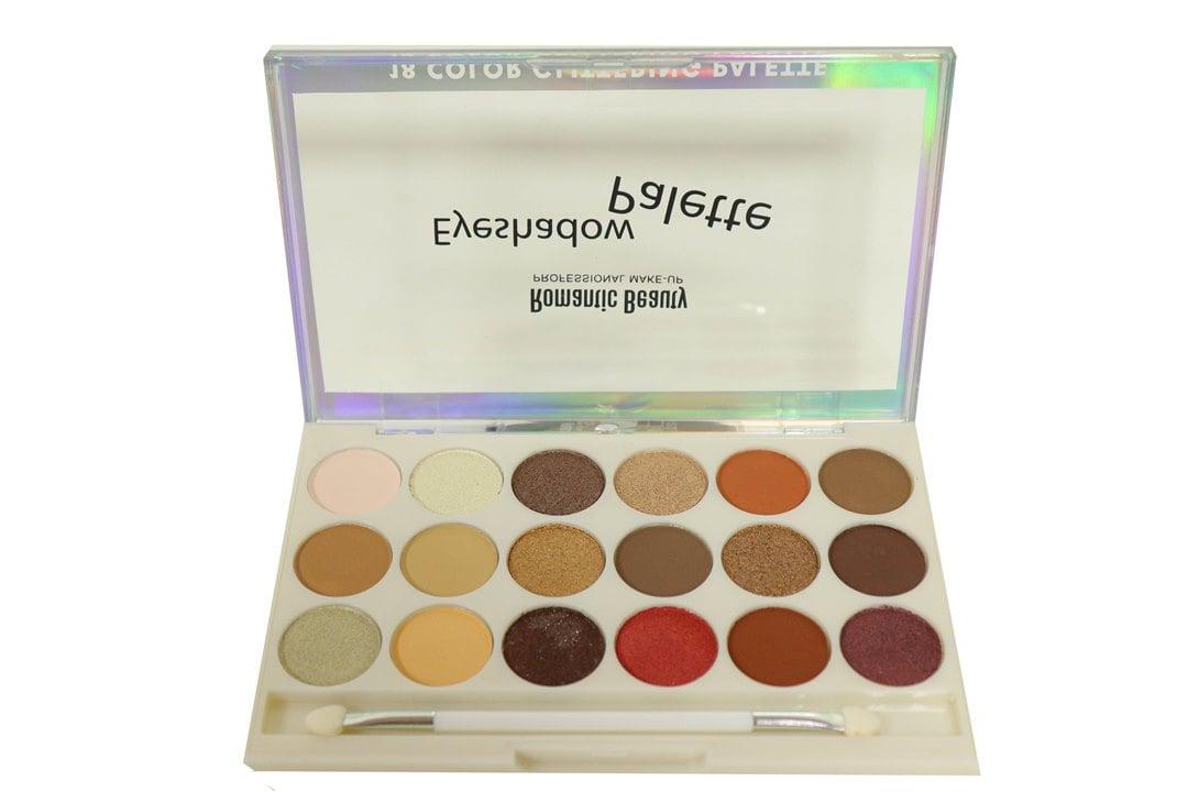 Miniatura Pack de 12 unidades Paleta de sombras "GLITTERING PALLETE"