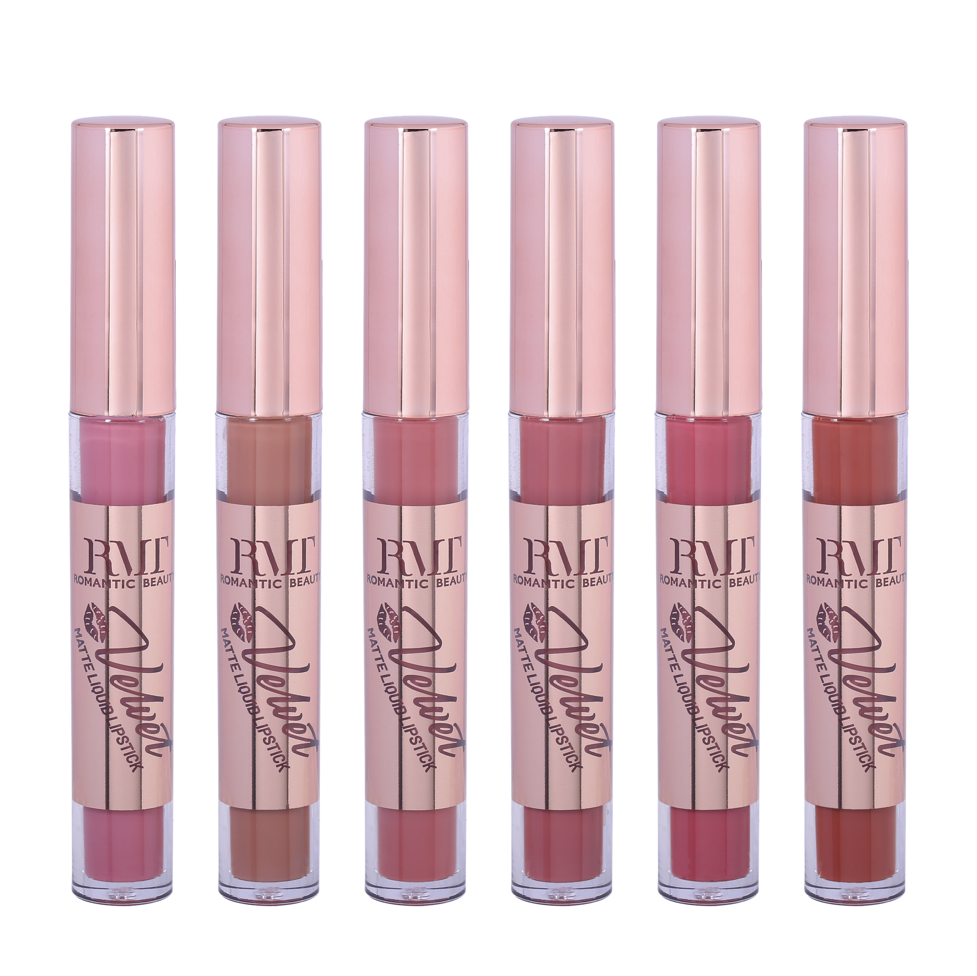 PACK 24 UNIDADES LIP GLOSS 6 TONOS NUDE "VELVET"