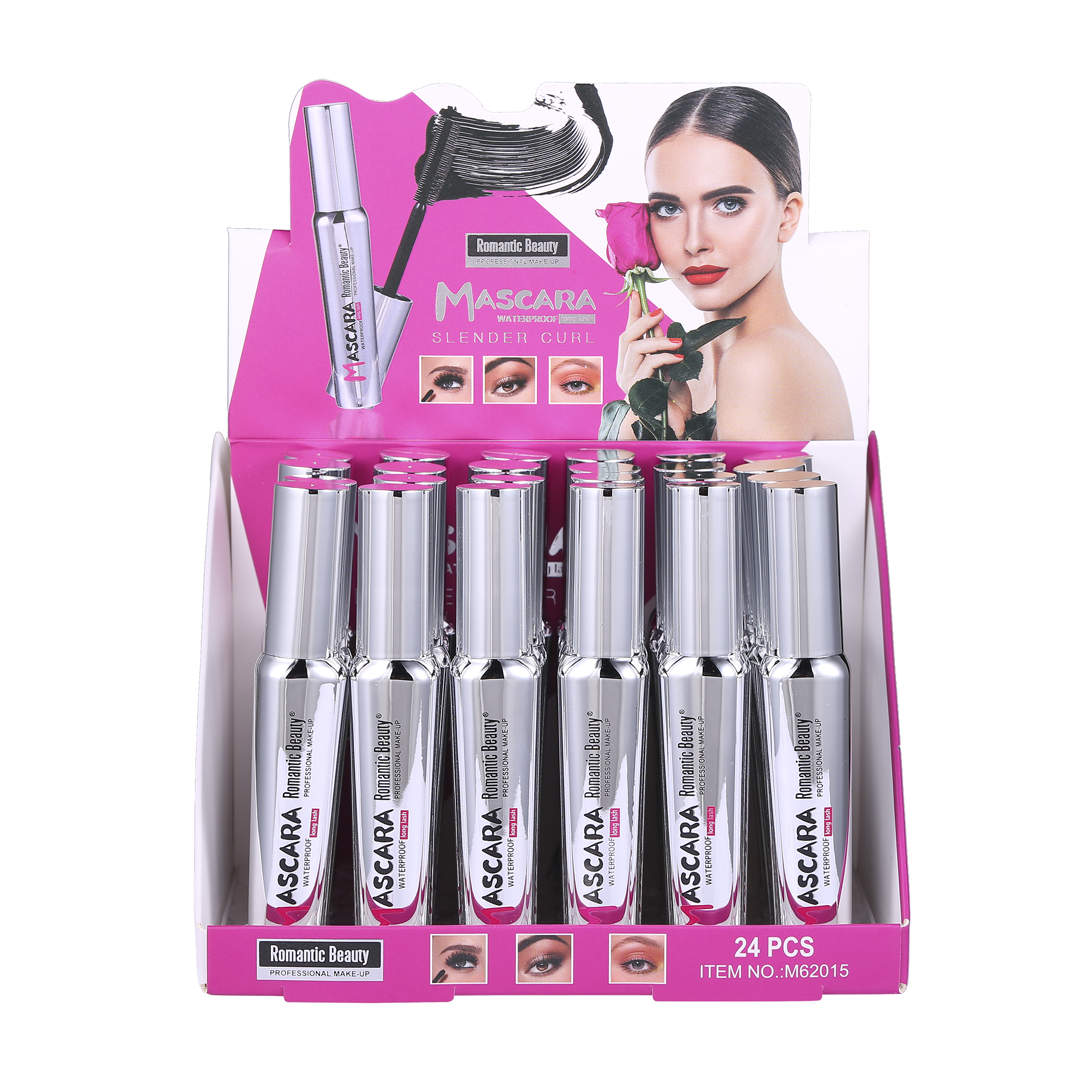 PACK DE 24 UNIDADES "MASCARA WATERPROOF"