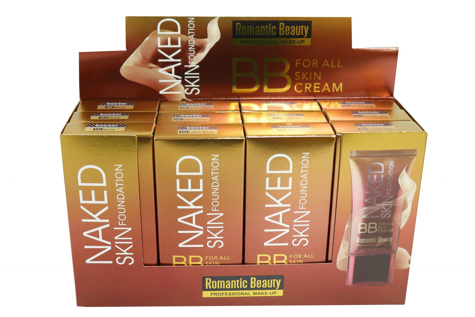 Pack de 12 unidades BB Cream "NAKED SKIN"
