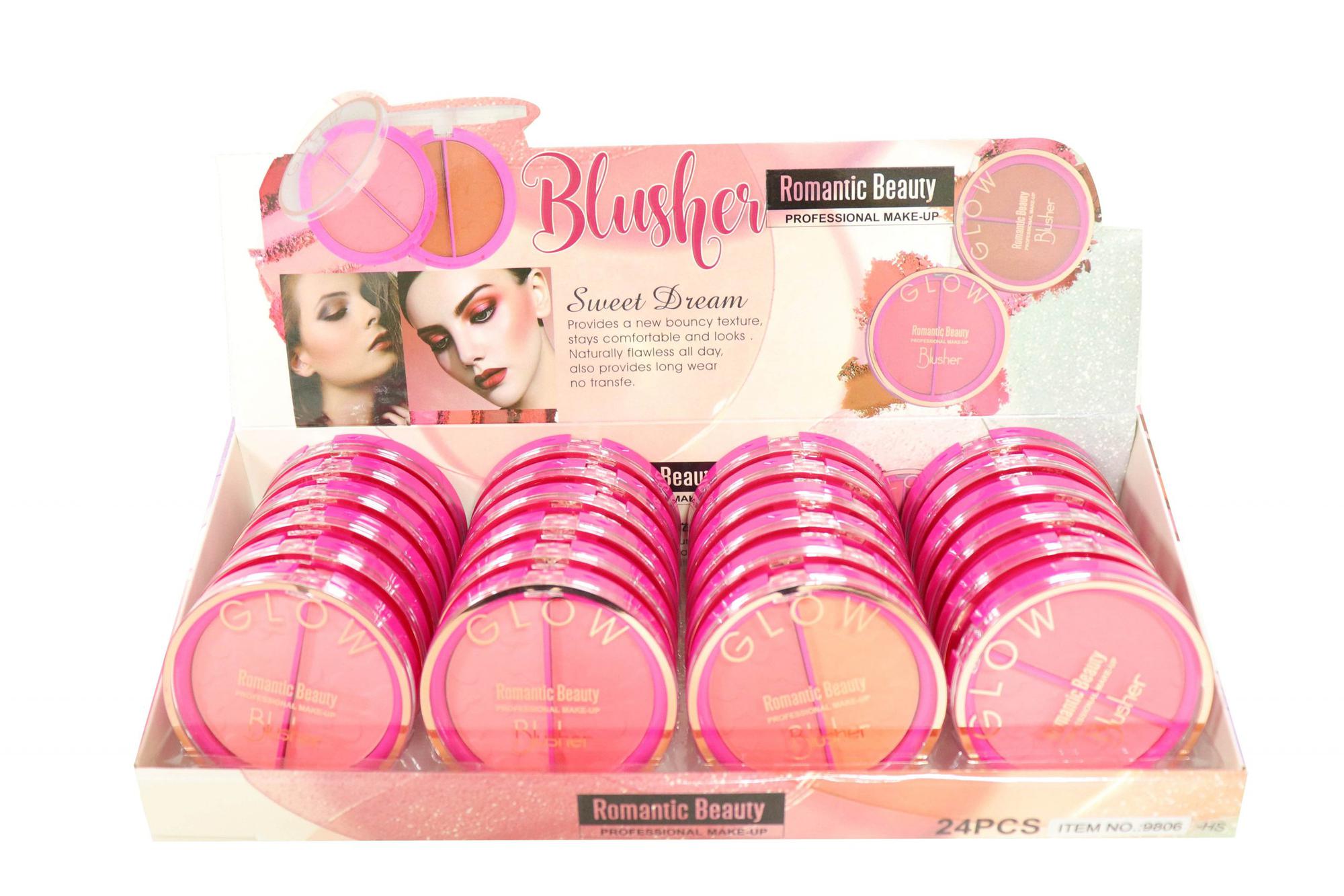 Pack de 24 unidades Rubor en polvo "GLOW BLUSHER"