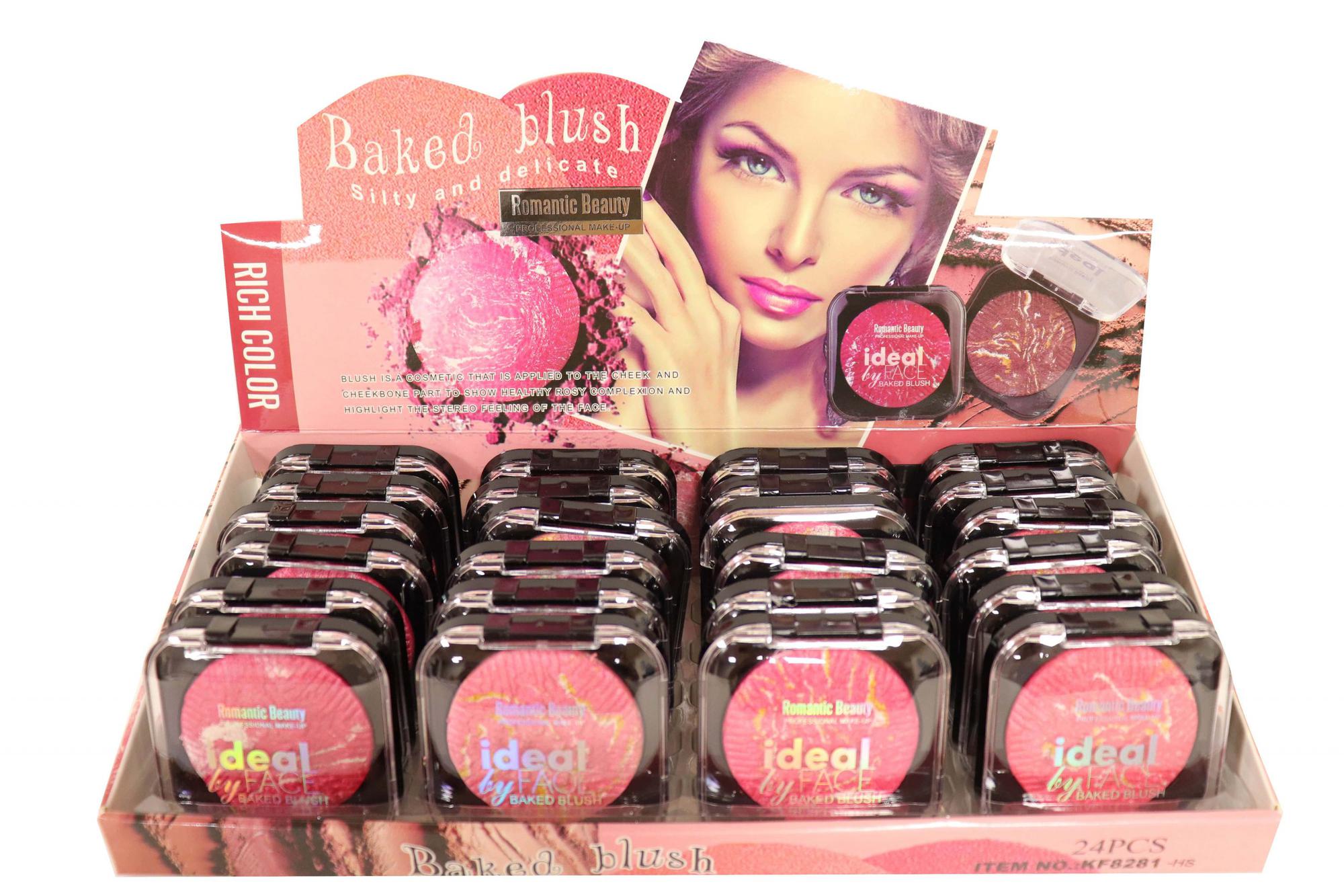 Pack de 24 unidades Rubor en polvo "IDEAL BY FACE"  tonos rose