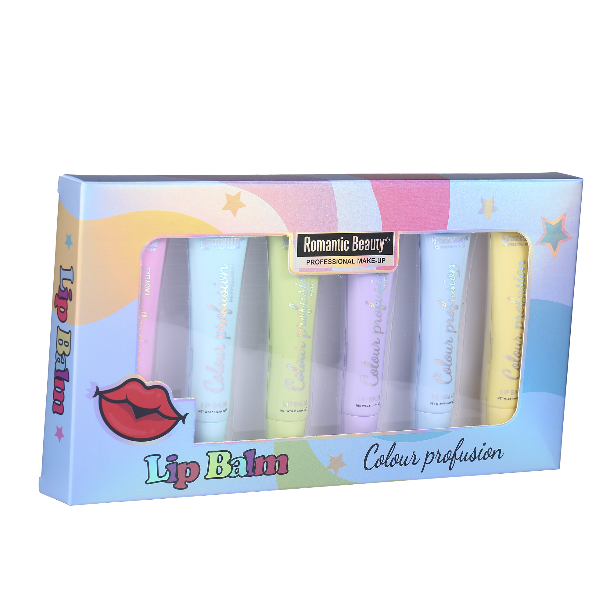 PACK DE 6 UNIDADES BRILLO DE LABIOS CON AROMA DULCE