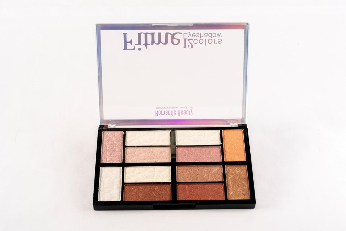 Pack de 12 unidades Paleta de iluminadores + sombras "Fitme"