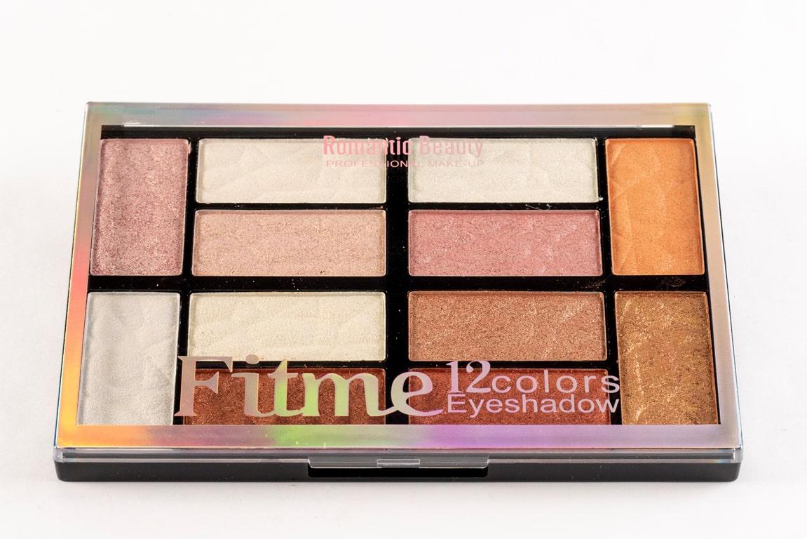 Miniatura Pack de 12 unidades Paleta de iluminadores + sombras "Fitme"