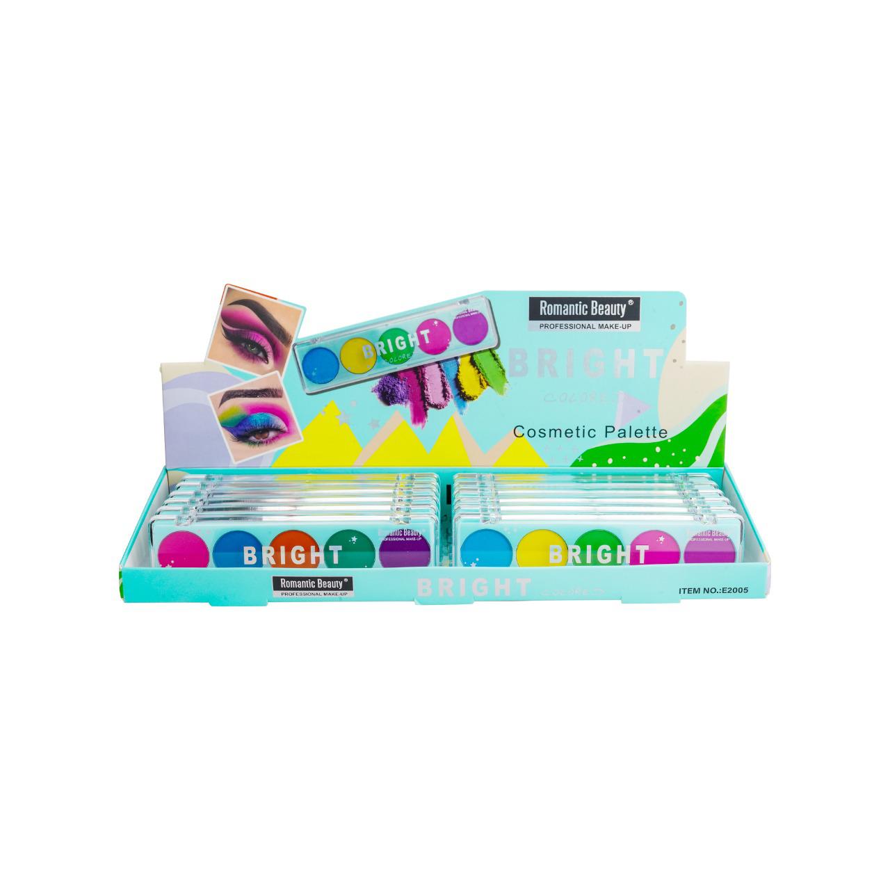 PACK DE 12 UNIDADES PALETA DE SOMBRAS "BRIGHT COLORED"