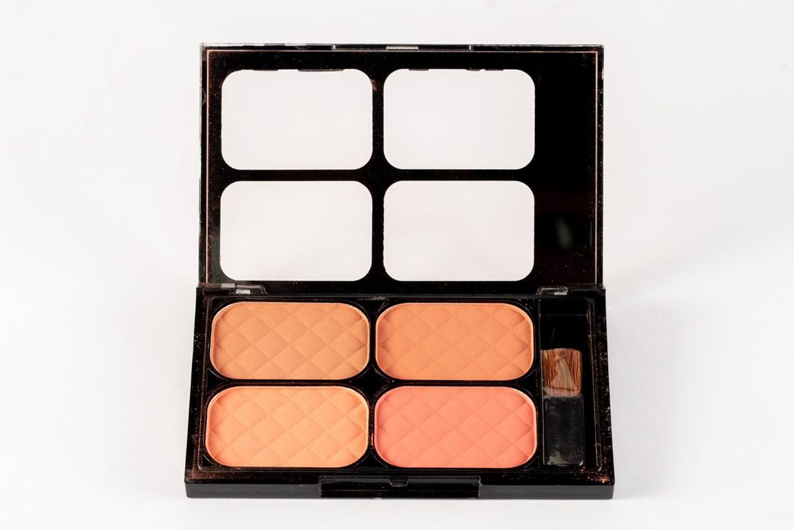 Miniatura Pack de 24 unidades Paleta de 4 Rubores «HOW TO APPLY BLUSH» tonos tierra