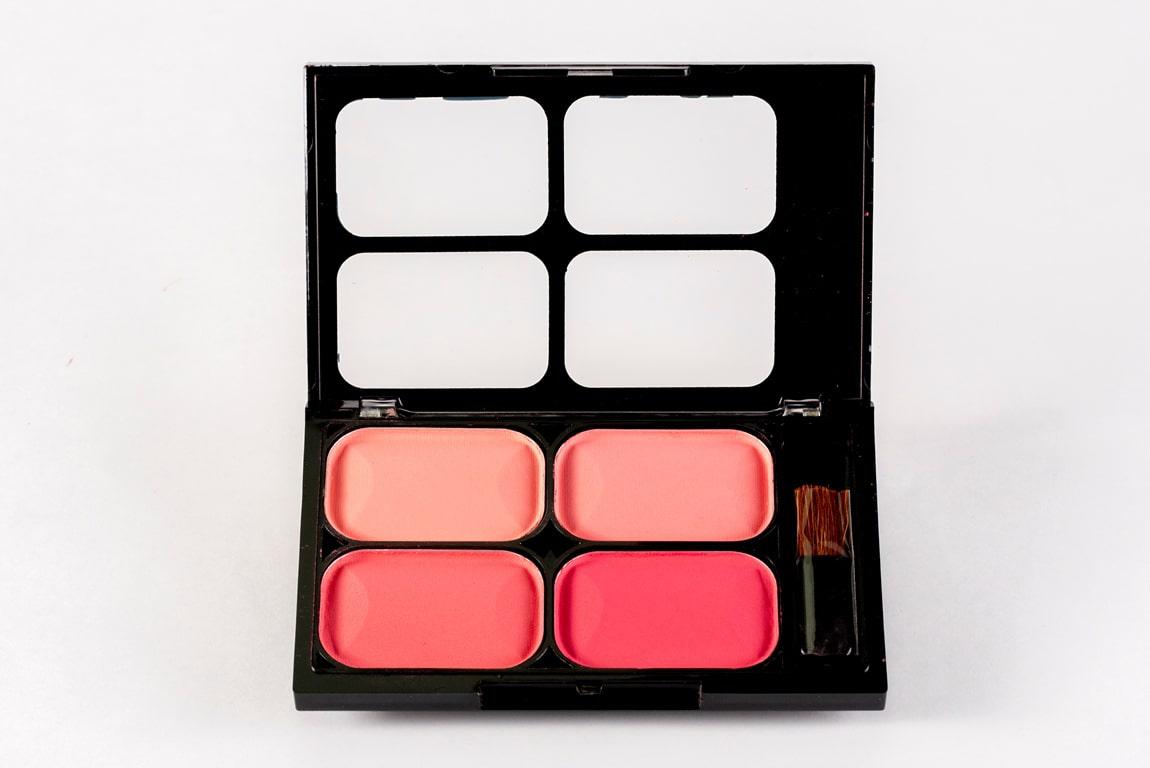 Miniatura Pack de 24 unidades Paleta de 4 Rubores «HOW TO APPLY BLUSH» tonos rosas