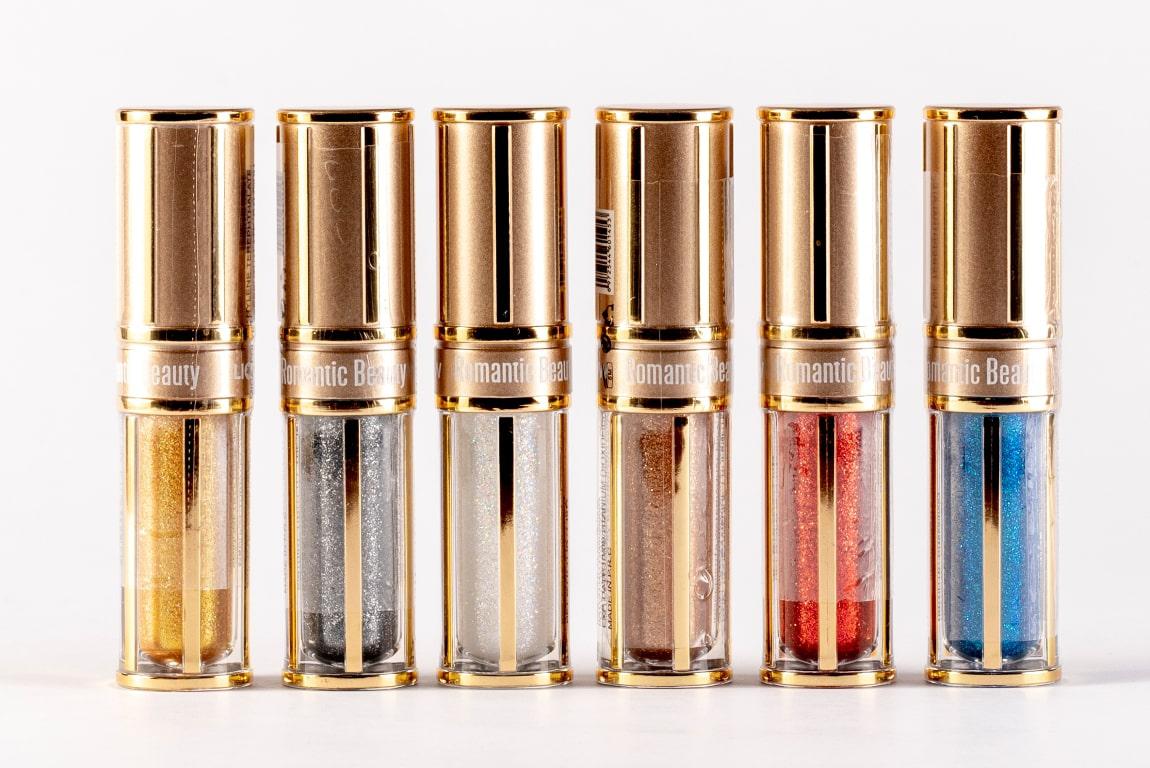 Pack de 24 unidades Sombra de ojos efecto glitter "SENSATIONAL EFECTS"