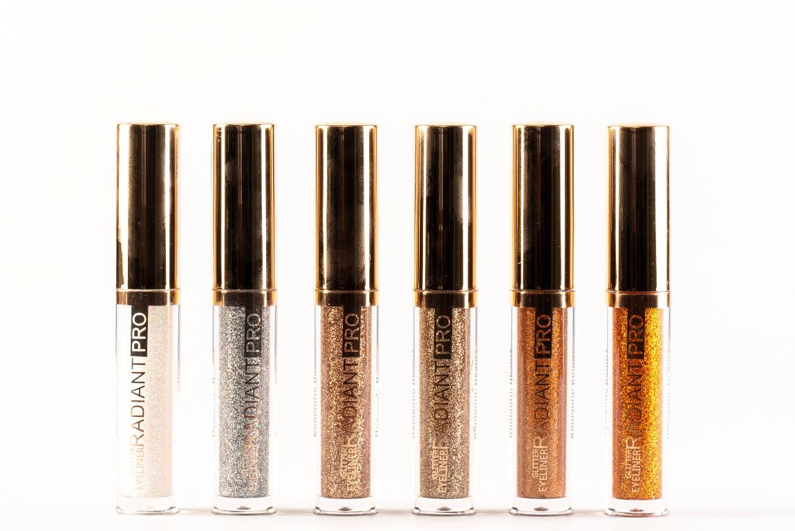 Miniatura Pack de 24 unidades Delineador de ojos efecto glitter "RADIANT PRO"