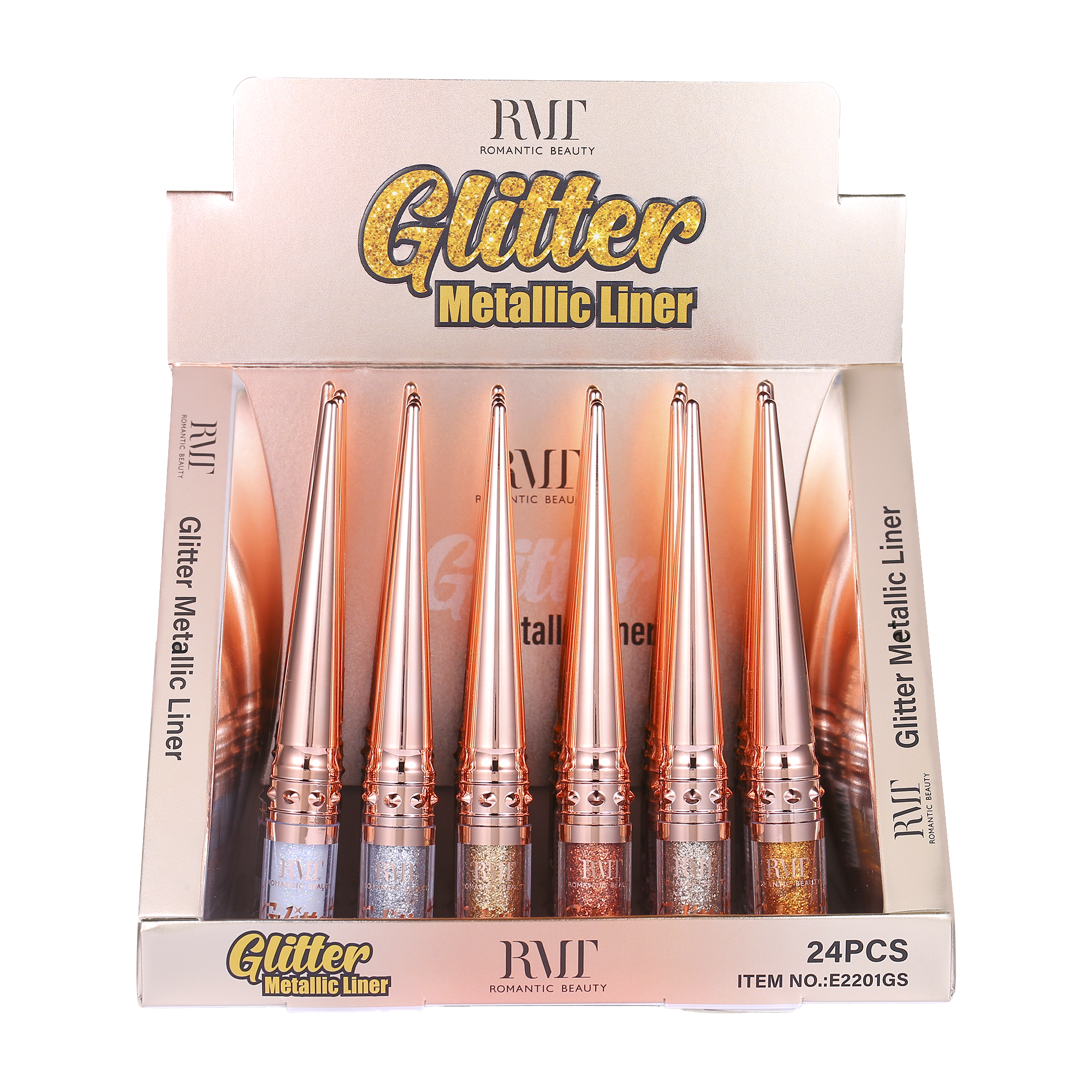 Pack 24 unidades DELINEADOR GLITTER METALLIC LINER