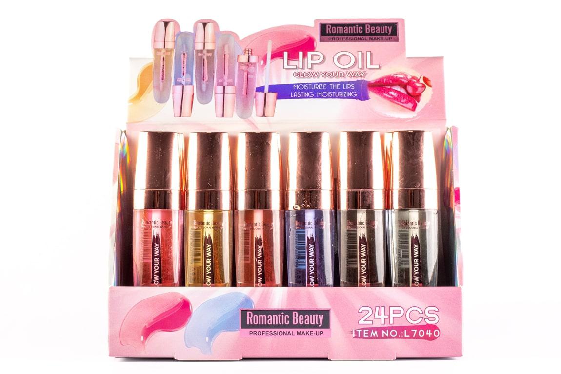 Pack de 24 unidades aceite de labios "GLOW YOUR WAY"