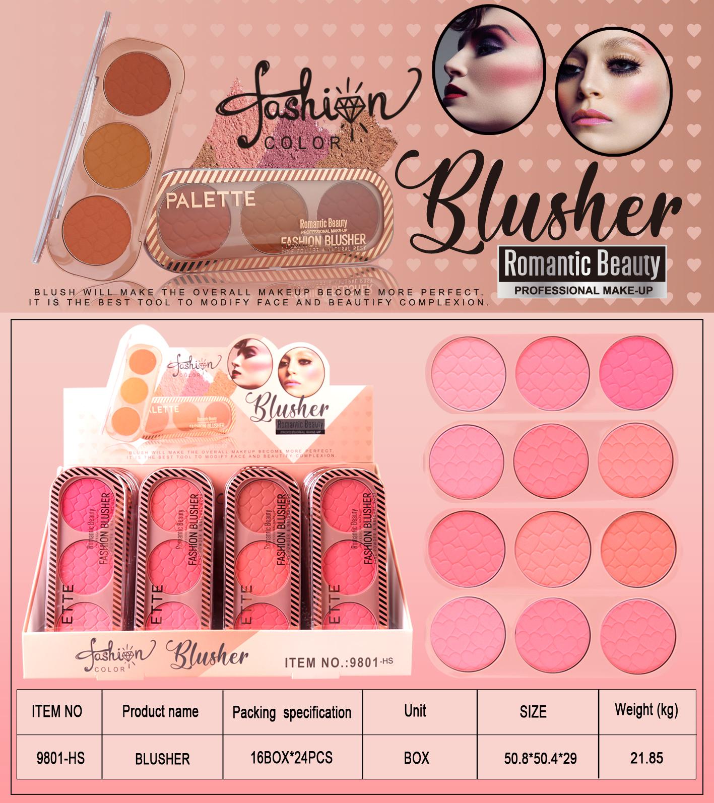 PACK DE 24 UNIDADES BLUSH "FASHION BLUSHER"