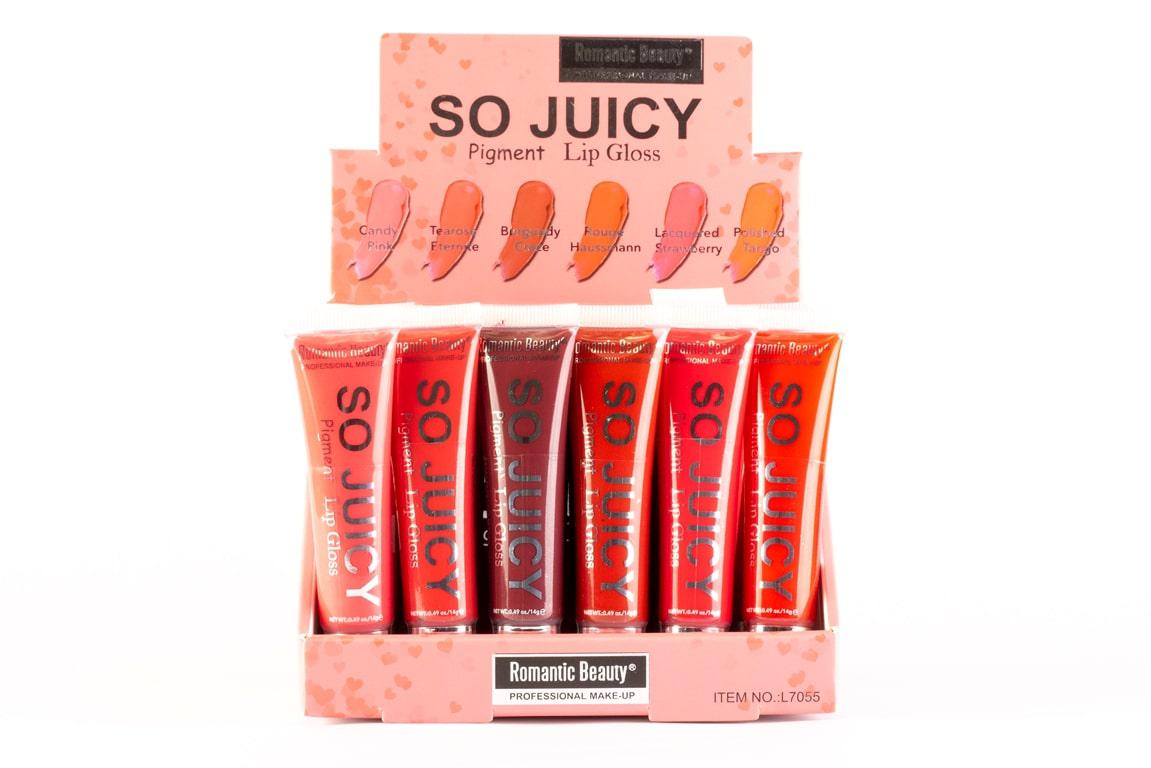 Pack de 24 unidades Brillo de labios "SO JUICY"