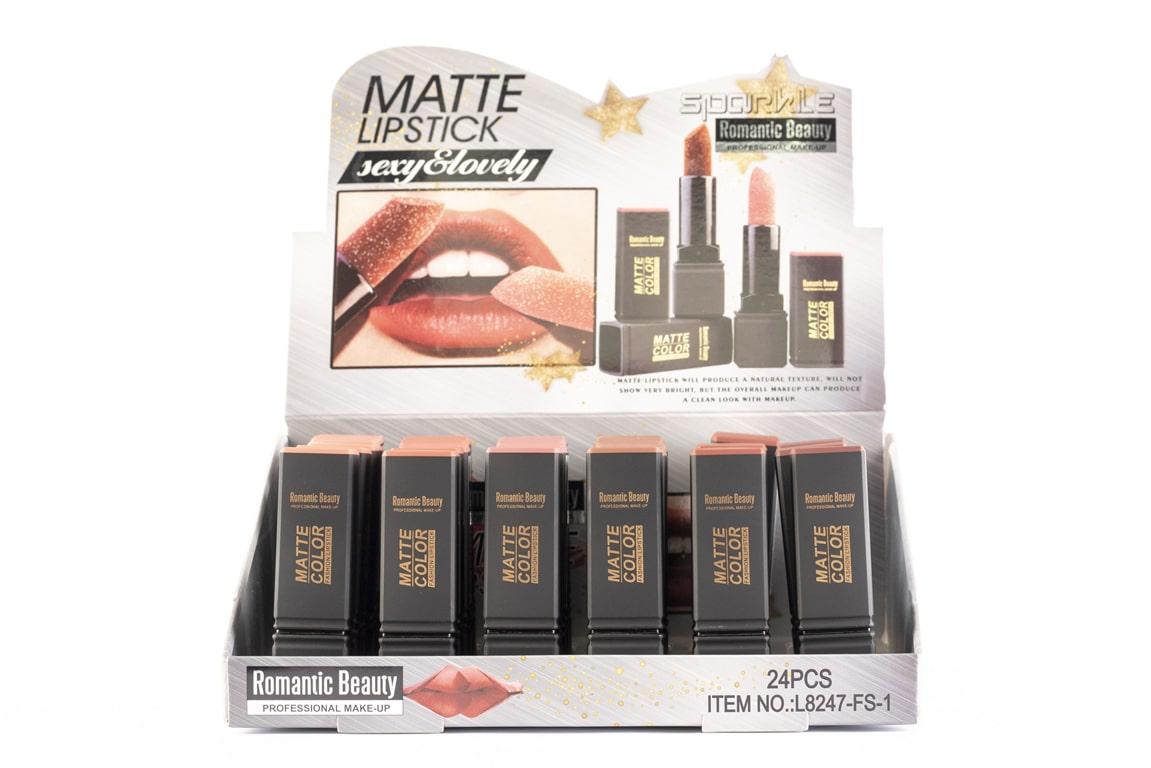 Pack de 24 unidades Labial en Barra "SEXY AND LOVELY" tonos nude