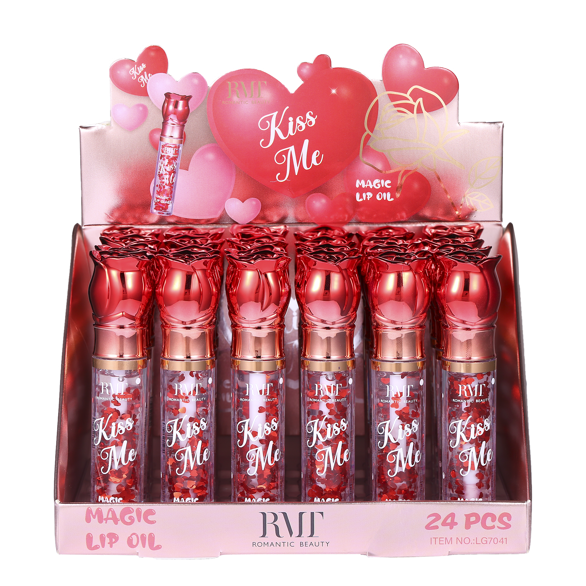 Miniatura Pack 24 unidades ACEITE DE LABIOS MAGICO KISS ME