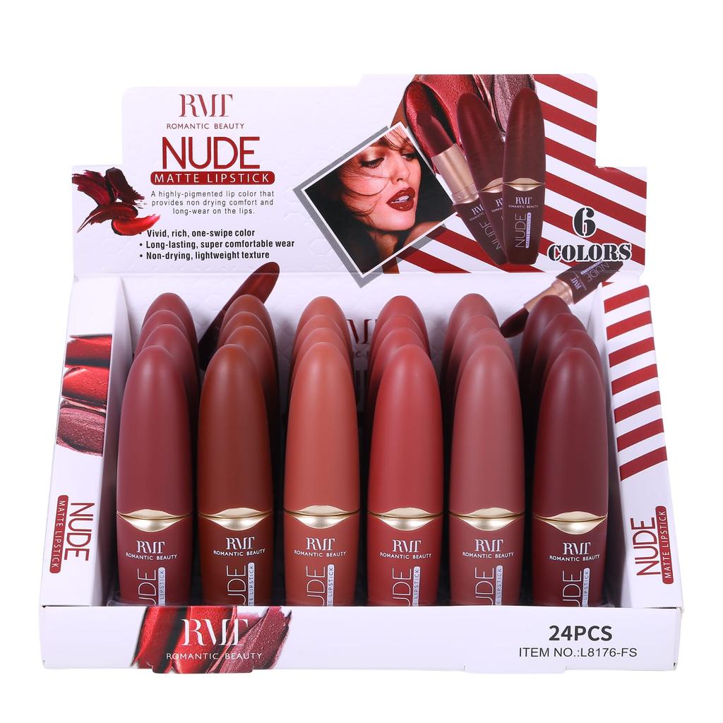 PACK DE 24 LABIALES MATTE NUDE