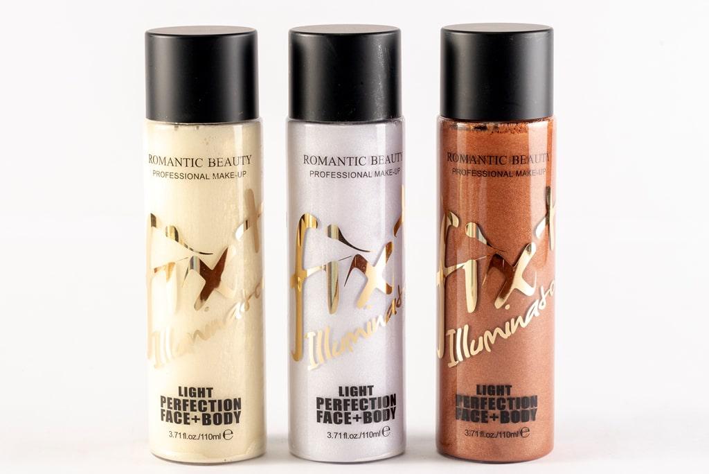 Pack de 12 unidades Iluminador en Spray "FIX PLUS"