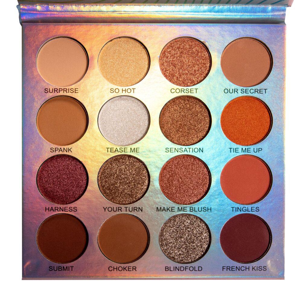 Miniatura Pack de 12 unidades Paleta de sombras "DAZZEL PALLETE II"