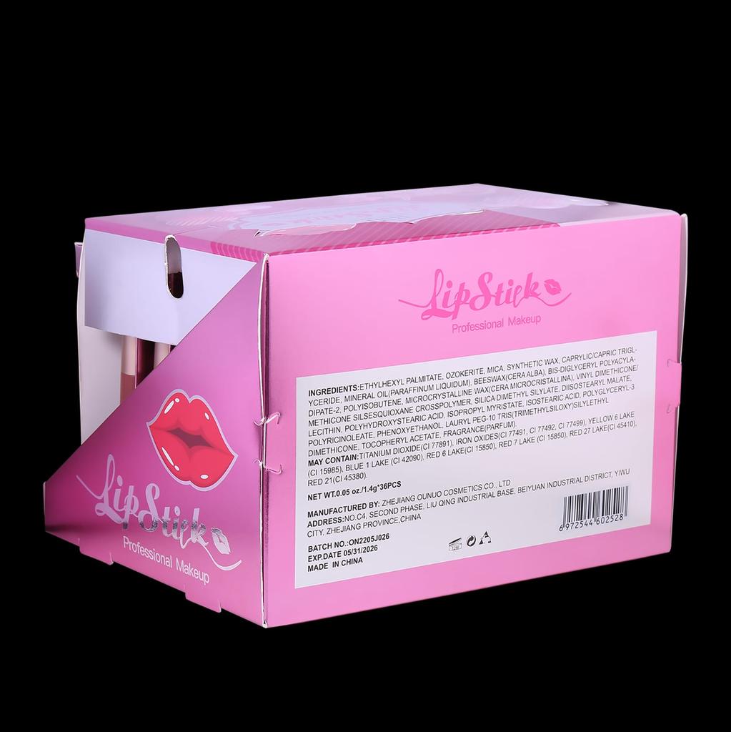 Miniatura pack de 36 LABIALES SWEET LOVE -