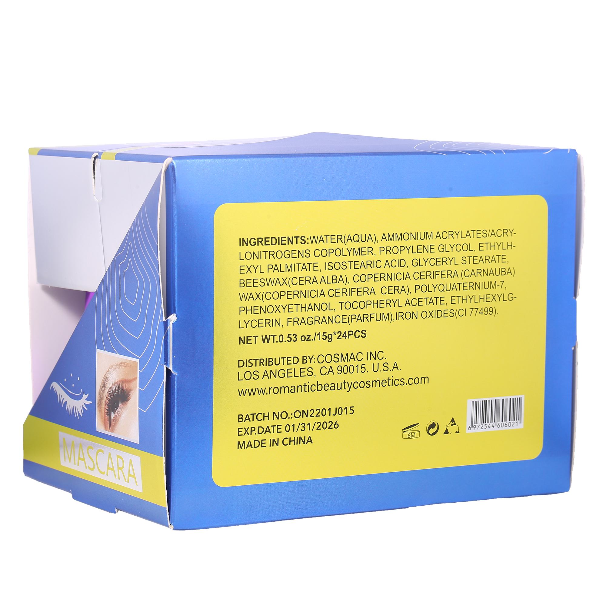 Pack 24 unidades MASCARA DE PESTAÑA  FIBER LASHES TREND