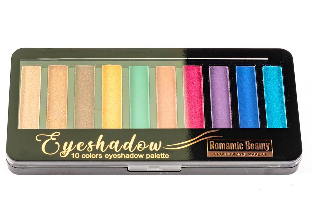 Miniatura Pack de 12 unidades Paleta de sombras "LONG 10 COLORS PALLETE"