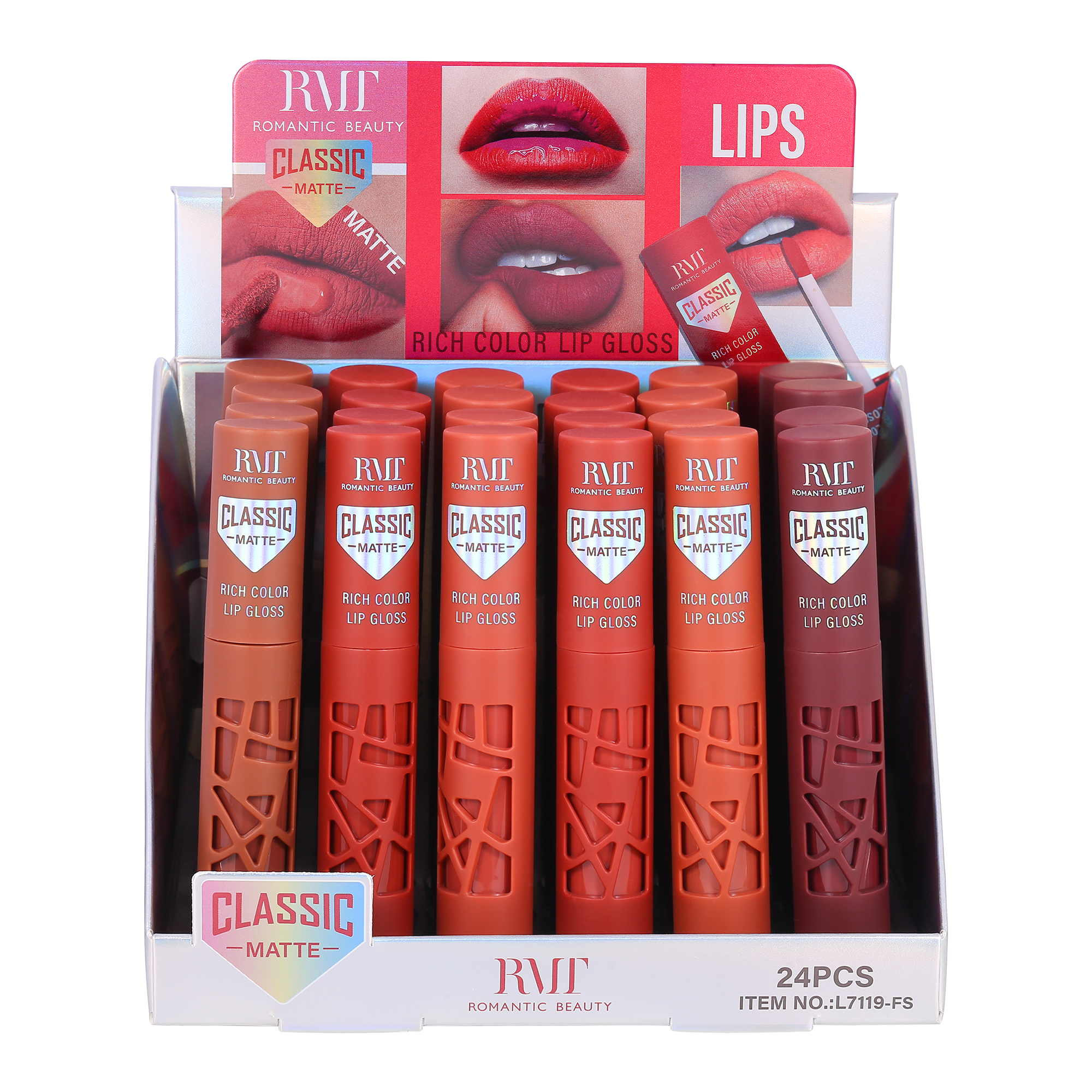 Pack 24 unidades LIP GLOSS MATTE CLASSIC
