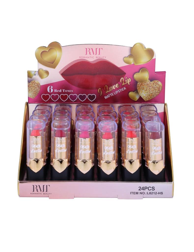 Pack 24 unidades LABIAL EN BARRA ROJOS -