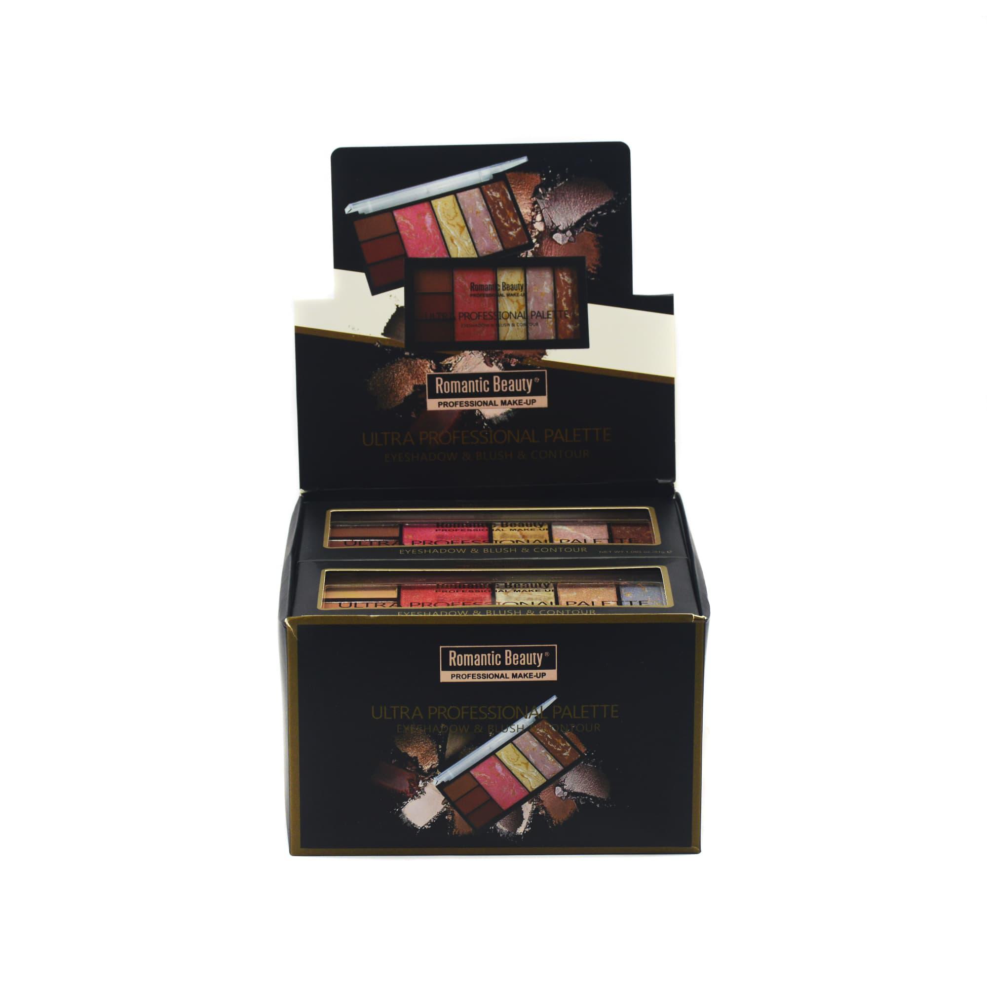 Pack de 12 unidades paleta de contorno en polvo semi-profesional