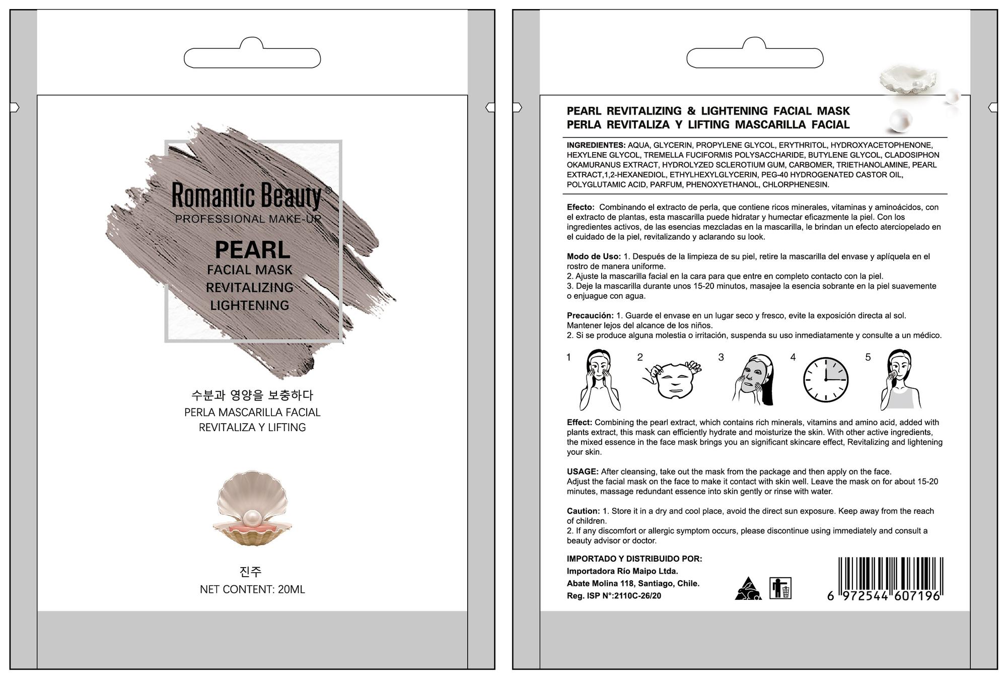 MASCARILLA FACIAL DE PERLAS(12pcs).
