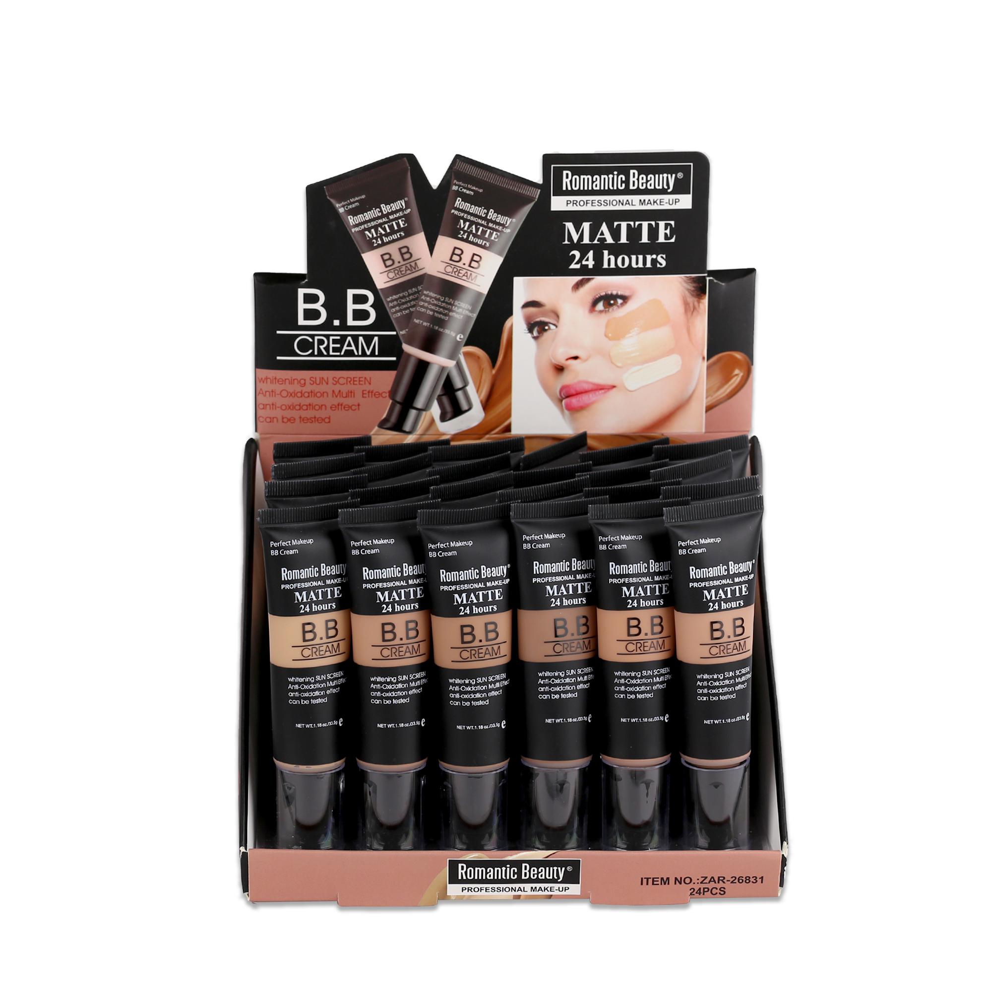 Pack de 24 unidades. BB CREAM. MATTE 24 HRS.