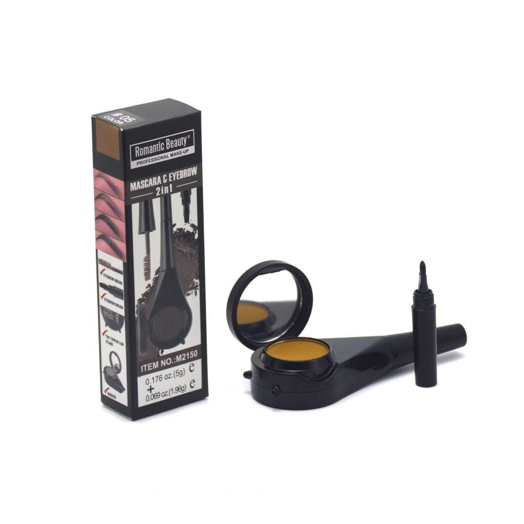 Pack de 12 unidades delineador de cejas + máscara de pestaña - 2 en 1