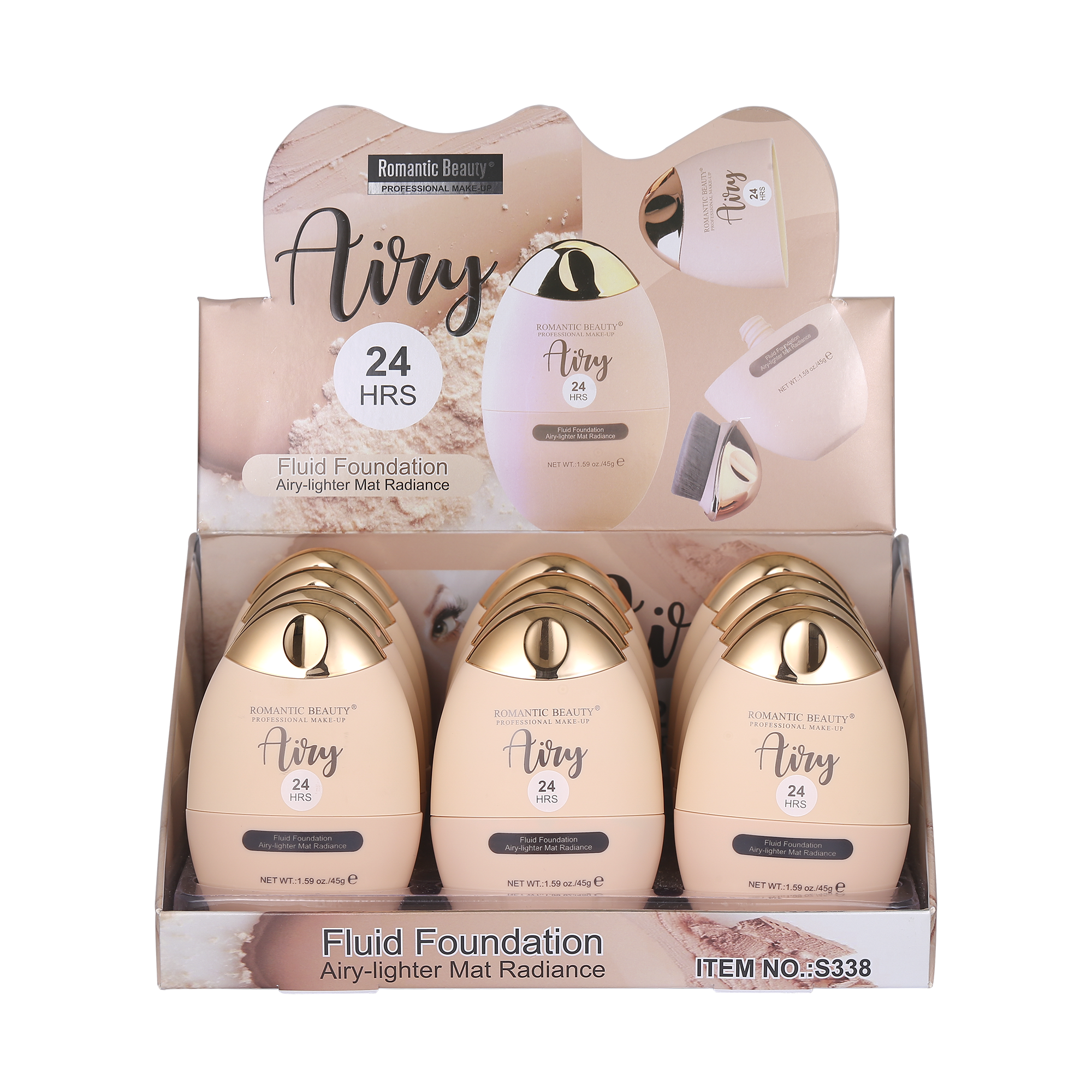 Pack de 12 unidades, BASE AIRY 24 HRS