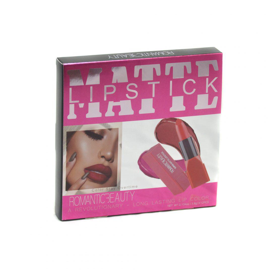 Pack de  12 unidades Labial matte "Confort"