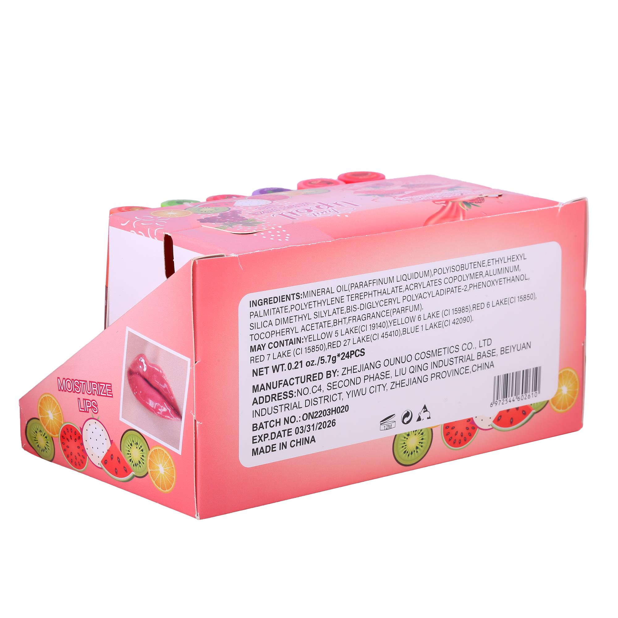 Pack 24 unidades ACEITE DE LABIOS  FRUIT