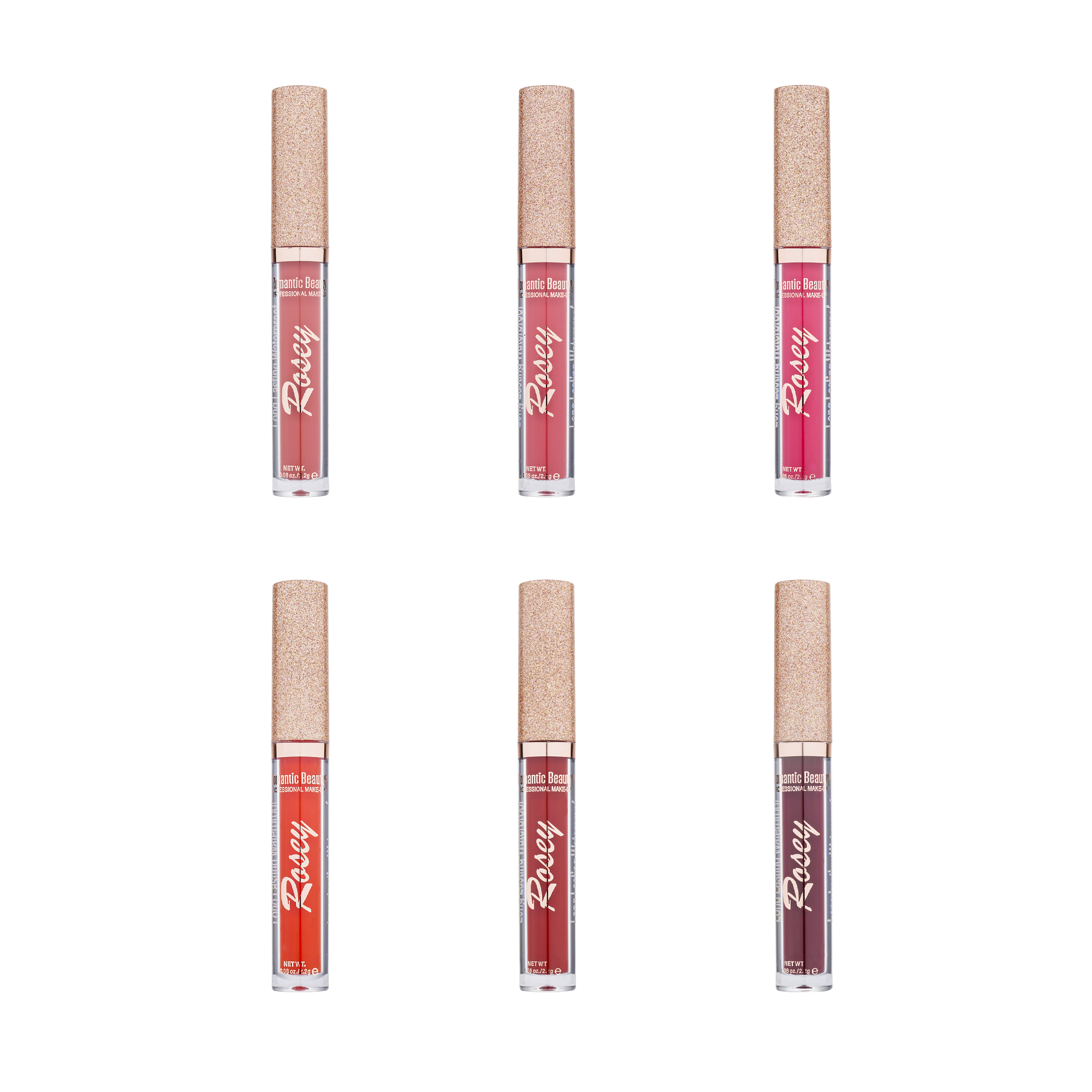 Miniatura PACK 36 UNIDADES LABIALES 6 TONOS ROJOS SURTIDOS "ROSEY"