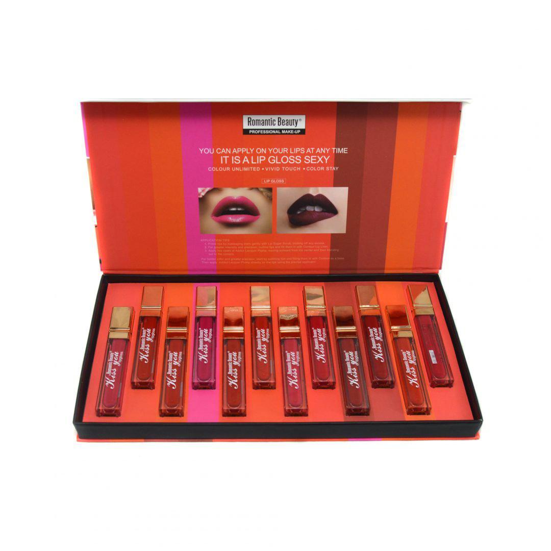 Pack de 12 Unidades Brillo de labios líquido "Sexy"