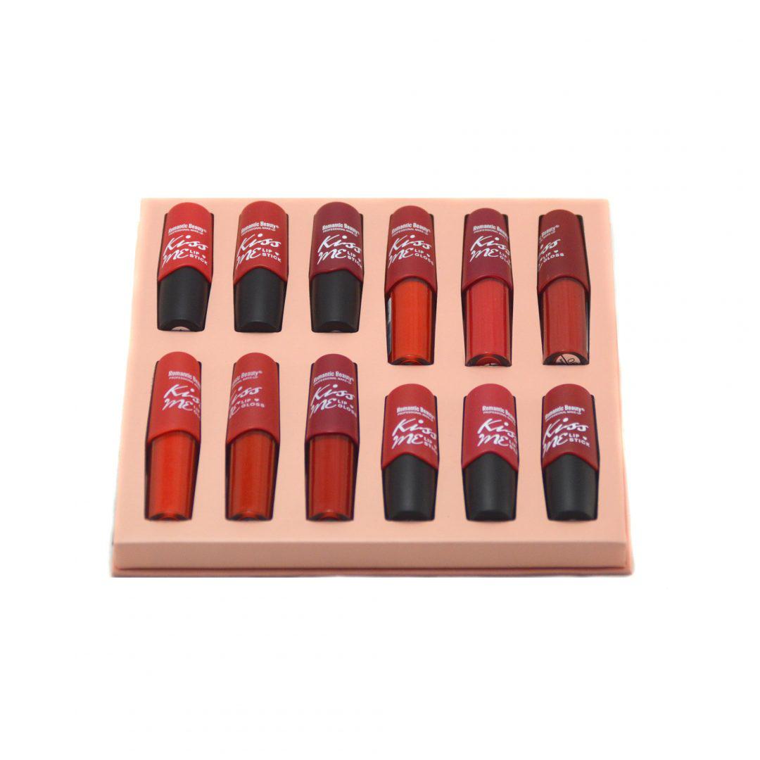 Pack de  12 unidades Labiales y lipgloss mate "Lip Magnet"