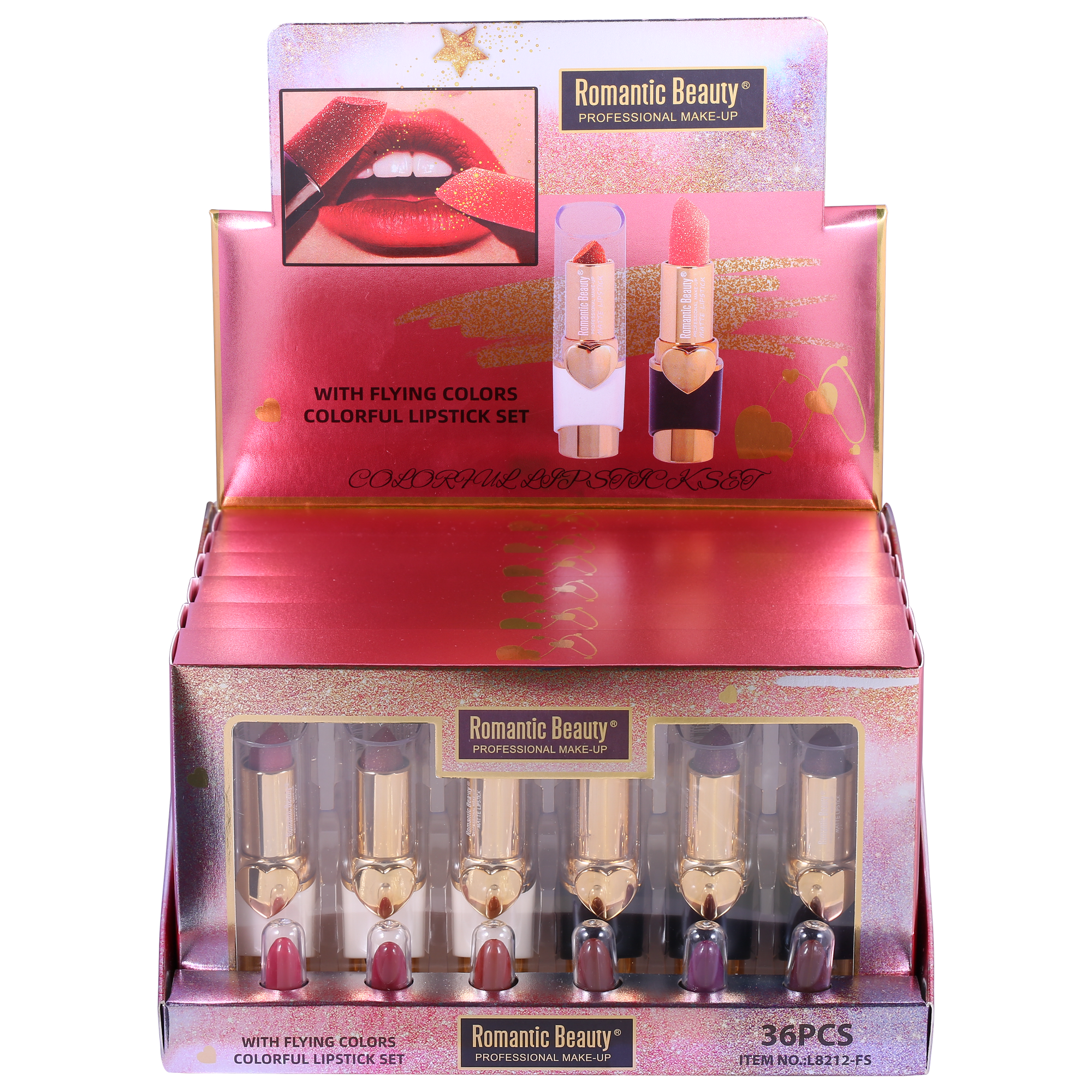 Pack de 36 unidades LABIAL EN BARRA SET 6