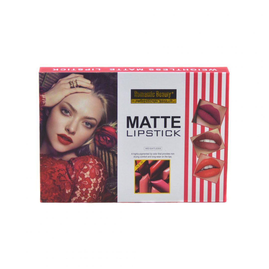 Pack de  12 unidades Labial matte Rojo Browne
