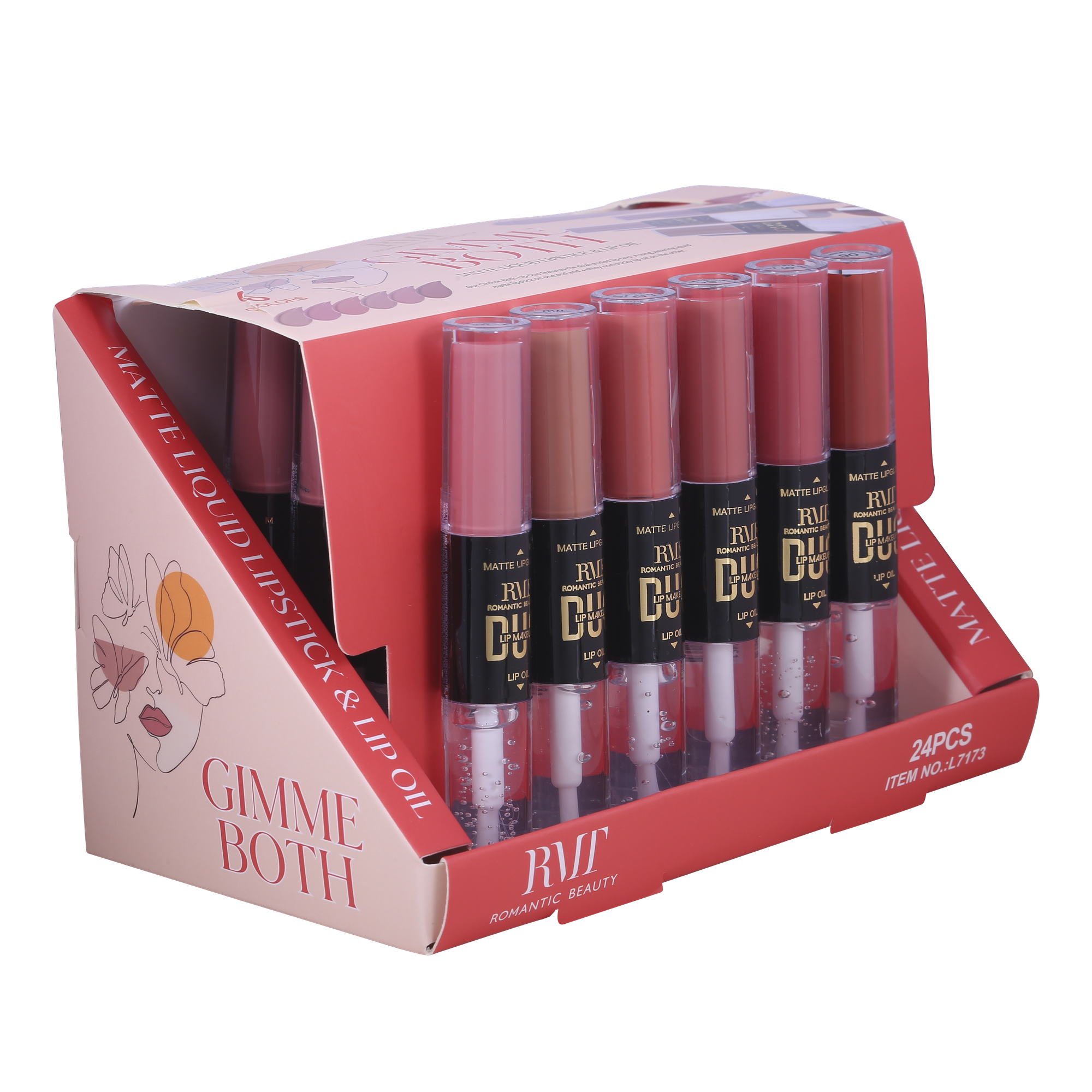 Miniatura Pack 24 unidades LABIAL LIQUIDO MATTE Y ACEITE DE LABIOS