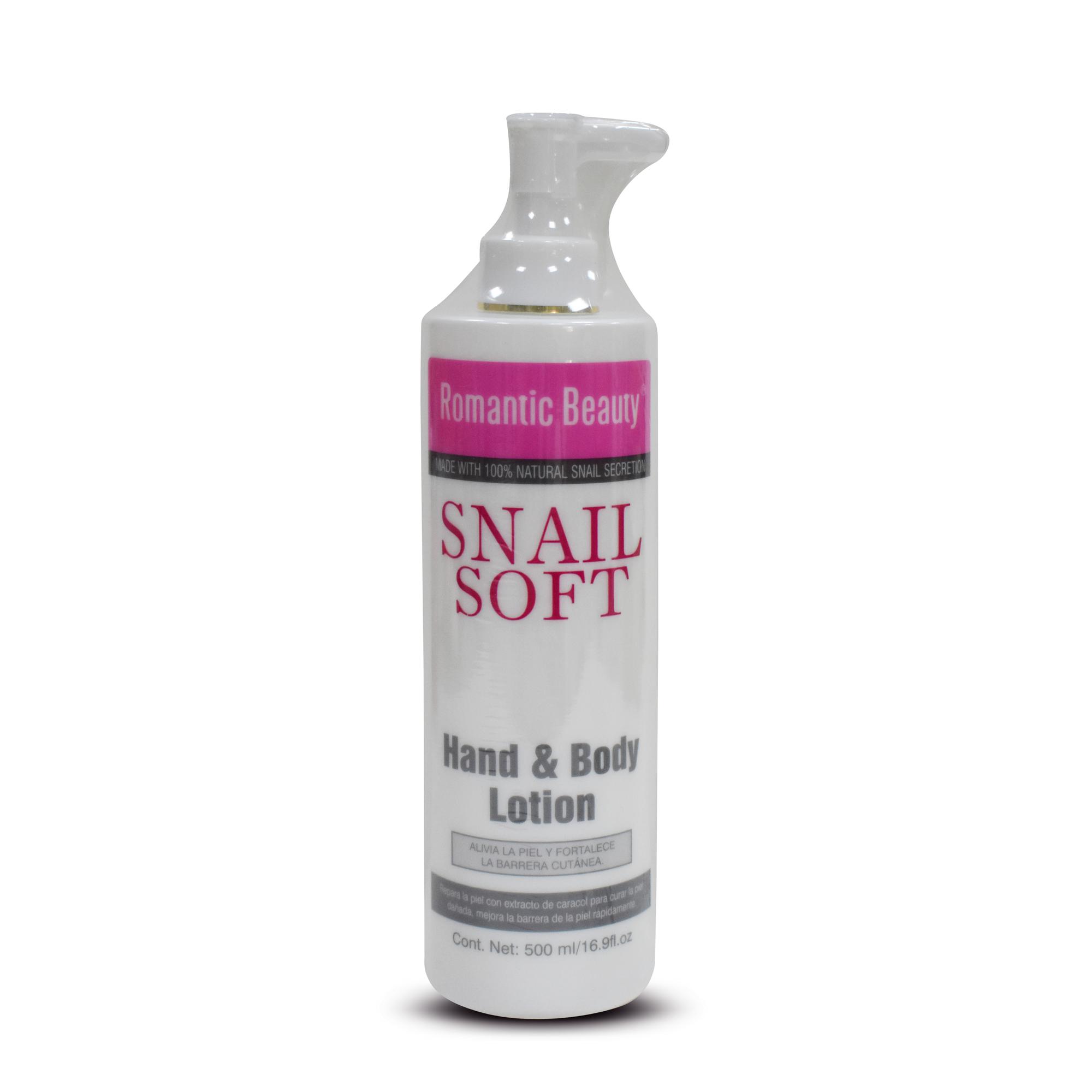 CREMA HIDRATANTE PARA MANOS Y CUERPO "SNAIL SOFT" 500ML